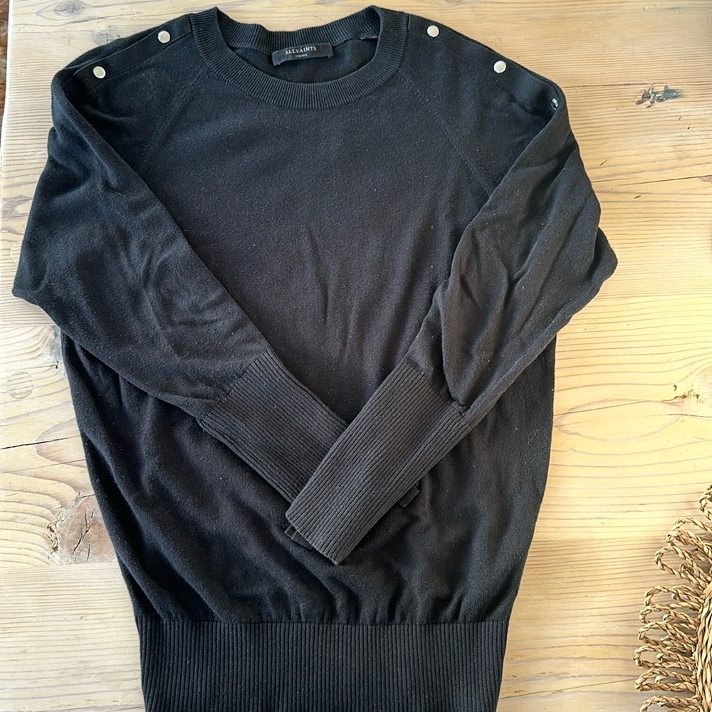 ALLSAINTS Black Sweater (Size S)